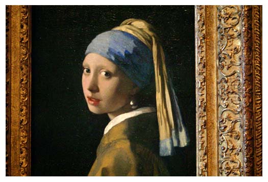 Meisje met de parel - Johannes Vermeer - ca. 1665 - op doek - Mauritshuis, Den Haag